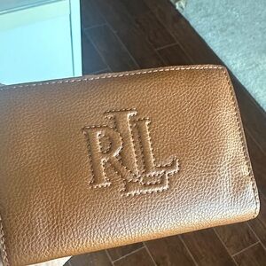 Lauren Ralph Lauren Tan Leather Wallet